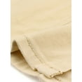 thumbnail image 5 of DARING DIVA Women's A-line Button Front Denim Short Skirt XS Khaki, 5 of 6