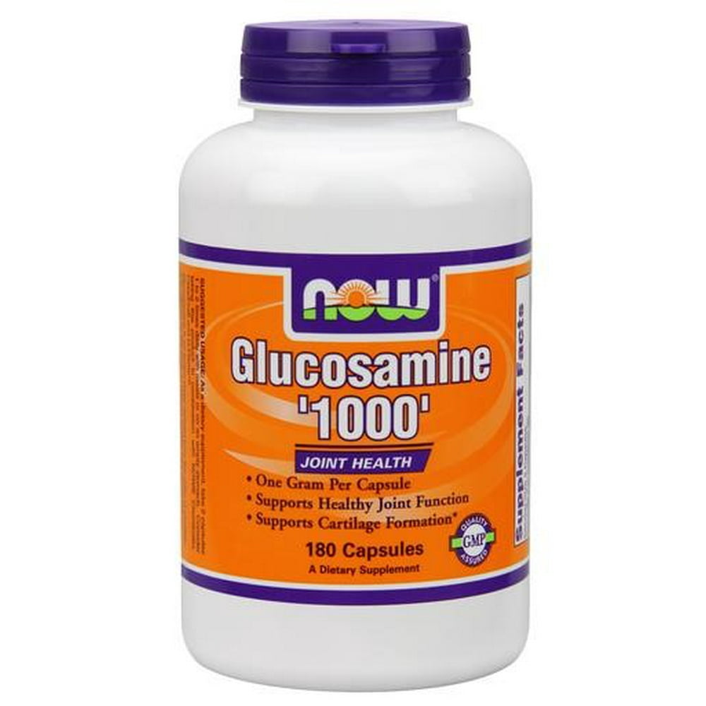 NOW Foods Glucosamine 1000 mg. 180 Vegetable Capsule(s) Walmart