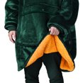 thumbnail image 5 of Catalonia Deluxe Reversible Fleece Oversized Blanket Sweatshirt with Hood Super Soft Warm Large Plush Sleeved Throws for Adult Wom, 5 of 6