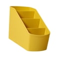 thumbnail image 4 of Organizador de escritorio, organizador de cosméticos, caja de almacenamiento de artículos diversos, soporte para controlador de TV, caja de almacenami Amarillo, 4 of 8