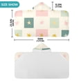 thumbnail image 4 of Yayeee Kids Hooded Towels Toddler Soft Absorbent Beach Bathing Wrap 50" x 23.5", Beige Abstract, 4 of 5
