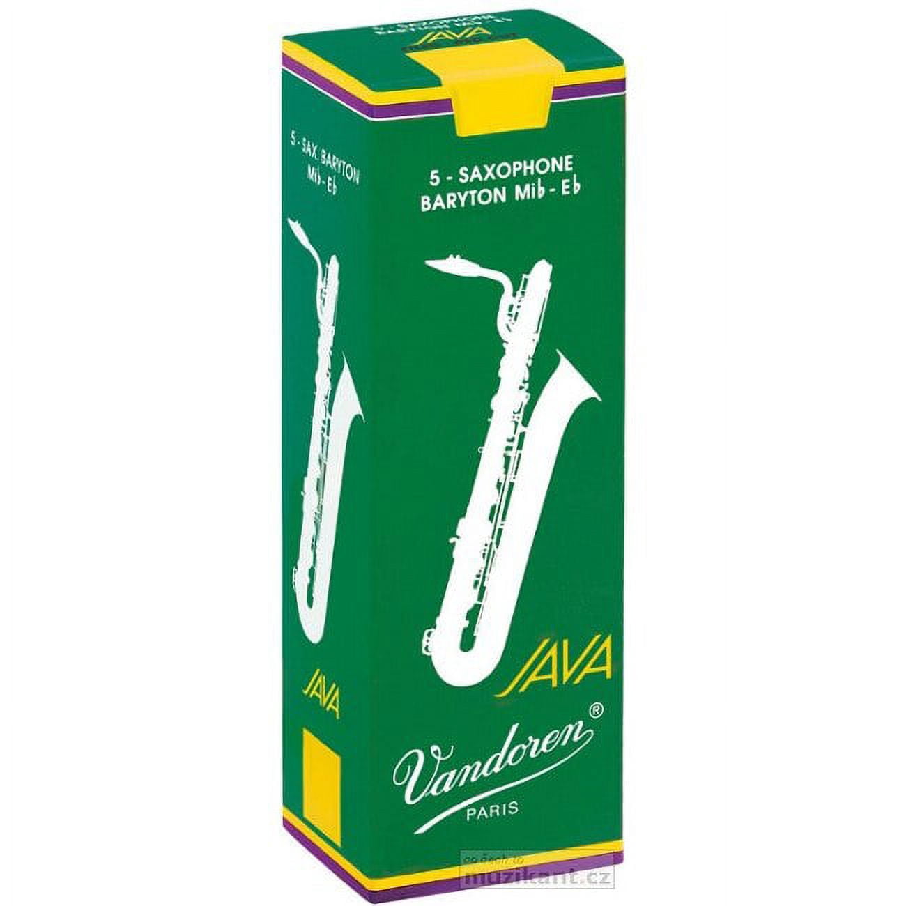 Vandoren Bari Sax Java Reeds Strength #2.5; Box of 5