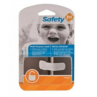 Premium Adjustable Child Safety Locks - Latches to Baby Proof Cabinets, Drawers, Fridge, Oven, Dishwasher, Toilet Seat - with 3M Adhesive - No Tools