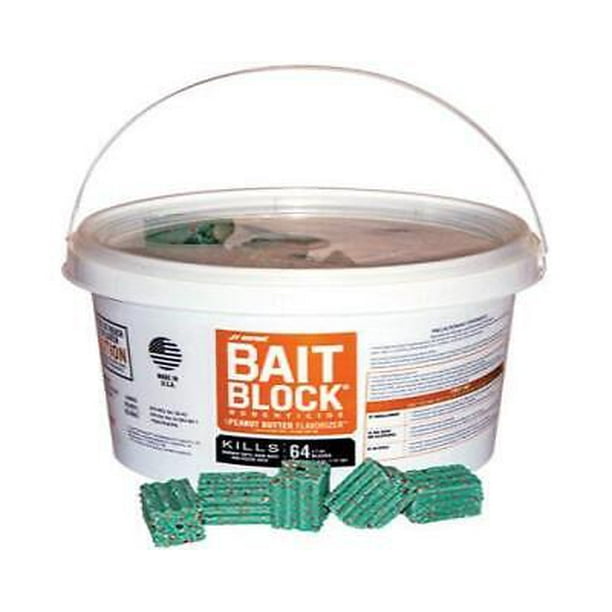 JT Eaton Peanut ButterFlavored Bait Blocks For Mice and Rats 1 oz