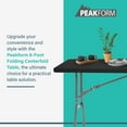 thumbnail image 2 of Open Box Peakform Fold In Half Banquet Table for Indoor Outdoor Use, 6 Ft,Black, 2 of 12