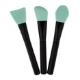 thumbnail image 2 of 3 uds cepillo de silicona suave para mascarilla, cepillo cosmético, aplicador de cara Verde Zulema Mask Mud Mixing Brush, 2 of 6