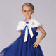 thumbnail image 4 of Capa envolvente para niñas de flores, estola para dama de honor, vestido de fiesta de Navidad, regalo de disfraz, 4 of 5