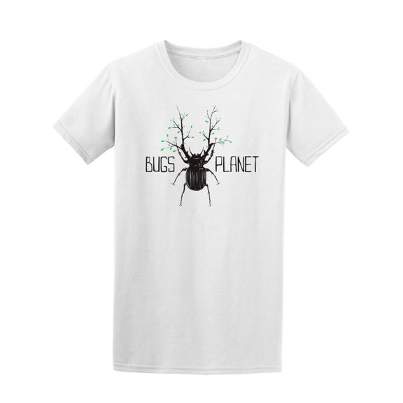 Bugs Planet Beetle Insect Tee Men's -Image by Shutterstock