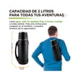 thumbnail image 2 of Termo de acero inoxidable 2 L negro con tapa, 2 of 5