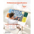 thumbnail image 2 of KFFKFF 1500-Piece Rotating Puzzle Board with Felt Drawers and Cover, 34x25 in Wooden Table, Adjustable Tilting Angles for Jigsaw Puzzle Enthusiasts, Gift Idea for Adults, 2 of 9
