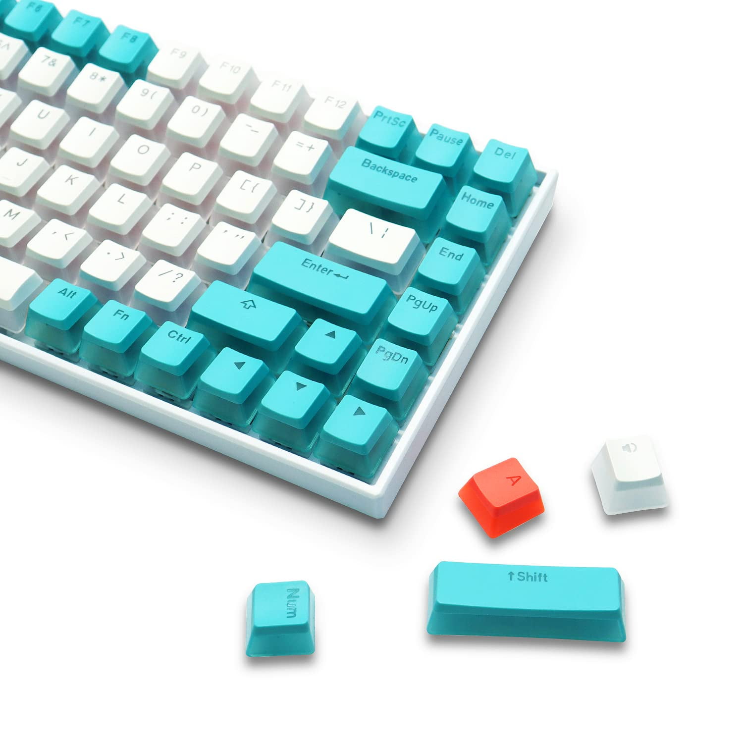 XVX 165 Keys Pudding Keycaps for Keyboard 60 Percent,PBT Pudding