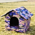 thumbnail image 6 of LAMIRO Insulated Outdoor Cat Shelter for Winter-Waterproof Feral Cat House with Thermal Warmth Weatherproof Stray Pet Shelter with Foldable Design and Quickly Clean Interior, 6 of 7