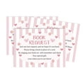 thumbnail image 1 of Inkdotpot 30 Books For Baby Shower Request Cards Bring A Book Instead Of A Card Gender Neutral Stripe Baby Shower Invitations Inserts Games, 1 of 6