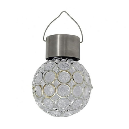 

Wuffmeow Solar Hanging Lights Outdoor Rain-Proof Hollow Lamp Lawn Garden Decoration