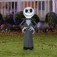 thumbnail image 2 of Gemmy Airblown Standing Jack Skellington Disney, 3.5 ft Tall, black, 2 of 2