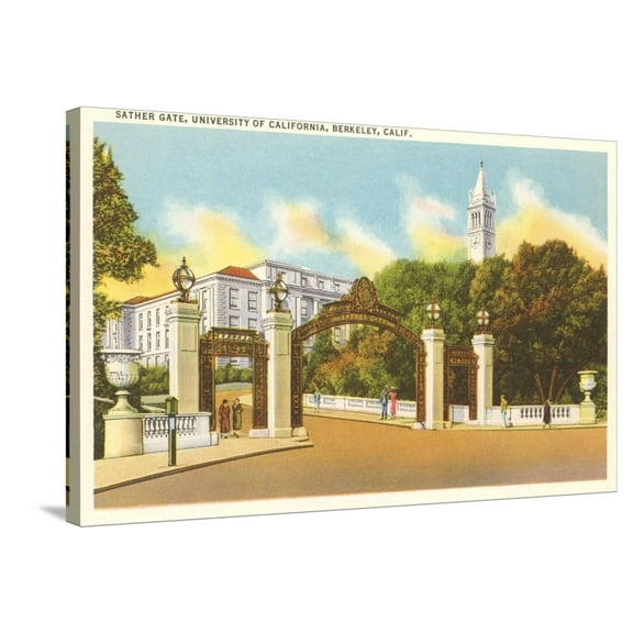 Art.com University of California, Berkeley Stretched Canvas Print Wall Art, 36" x 24"