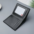 thumbnail image 3 of BAETEUY Wallet Thin Card Holder Solid Color Blocking Luxury Card Holder Organizer for Men, 3 of 7