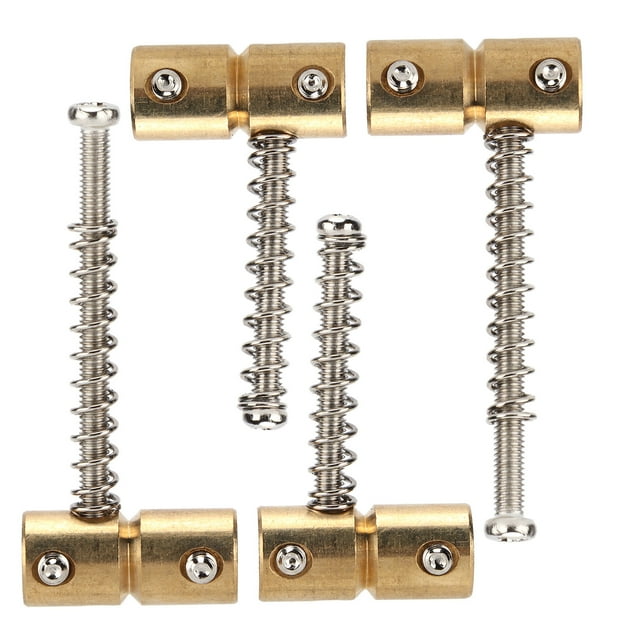 Bass String Saddle, Bass Saddle Set Accessory Replacement Clearer Sound Metal Bass Bridge Saddle For Professional For Electric