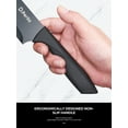 thumbnail image 6 of D.Perlla Knife Set, 7 Pieces Black Coating Steel Knives Set with Detachable Round Block, Scissors, 6 of 7