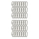 thumbnail image 2 of Ganchos de llavero Toystoory 24 con mosquetón de bloqueo de anillo en D de metal Plata 2Conjunto, 2 of 6