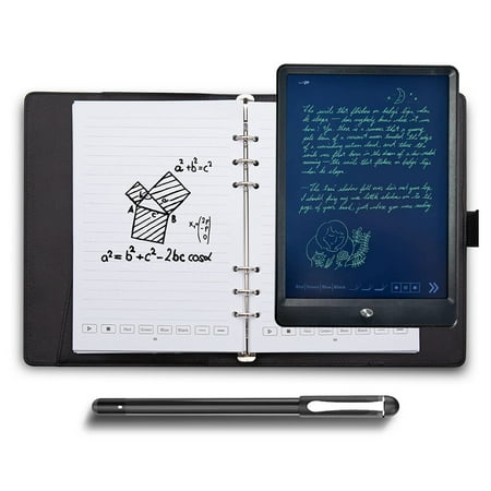 Bisofice Notebook Digital Pen Smart Pen Writing Set Includes Smartpen Smart A5 PU Leather Notebook & Reusable Writing Tablet & B5 Paper BT Wireless Connection Compatible with Boardpen and Ophaya APP