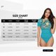 thumbnail image 5 of Balery Seashells And Fishing Net On Blue Wooden Table Body de cuello redondo de manga corta para mujer Tops de manga corta Tops básicos-Small, 5 of 7