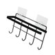 thumbnail image 3 of unbranded Colgador Para Toallas Sobre Puerta Negro De Material Resistente Sin Taladro, 3 of 7