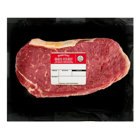 Marketside Grass-Fed Beef New York Strip Steak, 0.625 - 1.1 lb