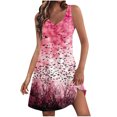 thumbnail image 1 of Summer Dress for Women,Dress for Women,Womens Summer Fashion Printing Pocket Sleeveless V-Neck Dress,Womens Summer Dress,Womens Summer Dress, 1 of 5