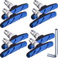 thumbnail image 2 of 4 Pairs V Brake Pad Modified Accessories Universal Wheel Block Part Silent Outdoor Cycling Braking Pads Bike Replace Accessory Blue, 2 of 9