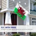 thumbnail image 3 of ANLEY Fly Breeze 3x5 Foot Wales Flag - Welsh Flags Polyester with Brass Grommets 3 X 5 Ft, 3 of 7