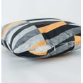 thumbnail image 4 of Ada Home Decor Decorative Square Throw Pillow, 18" x 18", Marble Stripes Printed, 4 of 6