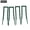 Green, variant on 100PCS Green Artificial Turf Stakes Staples, Landscape Staples, Galvanized Lawn Spikes, Heavy Duty Yard Ground Pin for Artificial Grass Sod Weed Membrane Grass - Green
