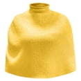 thumbnail image 3 of Wraps 2 Catégorie Femmes Automne Hiver Tricot Cape Châle avec Col Roulé Gilet Tricoté pour Mode Décontractée, 3 of 3