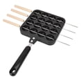 thumbnail image 2 of Plato Antiadherente para Parrilla Takoyaki Sólido con 16 Agujeros y 4 Pines para Hornear, 2 of 8