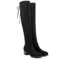 thumbnail image 3 of Ferwind Women's Ultra-Tall Over-the-Knee Boots Suede Accent Female Adult Black 11, 3 of 6