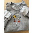 thumbnail image 4 of Dog Cat Ghost Embroidered Sweatshirt, 4 of 4
