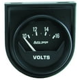 thumbnail image 4 of AutoMeter Jauge Voltmètre 2362 Autogage; 2-1/16 Pouces; Balayage Court Électrique; Analogique; 10-16 Volts; Visage Noir/cadre Noir/pointe Blanche/panneau Jauge Noir; Incandescent Autour du Cadran, 4 of 5