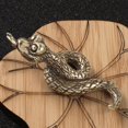 thumbnail image 3 of lanema Artistic Brass Snake Ornament Representing Intelligence and Luck Interior Decorations for Study or Living Room Display, 3 of 8