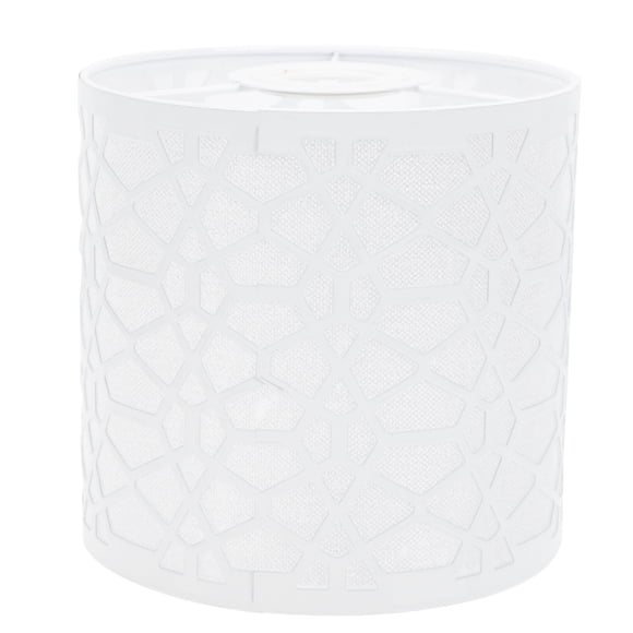 Milisten Hollow Design Lampshade Iron White Minimalist 1Pack