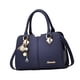 thumbnail image 5 of Bolso de mano para mujer, con cremallera, grande, tipo hobo, tipo cartera, con asa, cruzado Azul oscuro, 5 of 9
