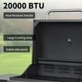 thumbnail image 6 of Mondawe 2 Burner Stainless Steel Outdoor Barbecue Gas Grill with wheels, 6 of 8