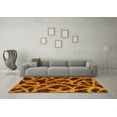 thumbnail image 3 of Ahgly Company Indoor Rectangle Abstract Yellow Modern Area Rugs, 2' x 3', 3 of 4