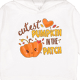 thumbnail image 3 of Inktastic Cutest Pumpkin in the Patch with Orange Heart Toddler Hoodie, 3 of 4