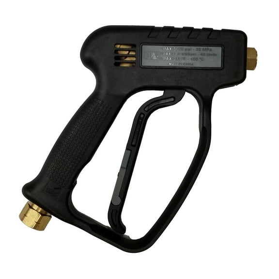 B E Pressure 85.202.109 Be Pressure  Spray Gun, Replacement for 85.202.108, 5000 psi, 10.5 GPM, 3/8" FNPT Inlet, 1/4" FNPT Outlet