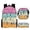 F16-Multicolour, variant on FYDUU Ice Cream School Backpack for Girls School Bag 3 Piece School Backpack Set for Kids Fashion Everyday Back to School Daypack