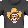 thumbnail image 3 of Instant Message - Beach Cowgirl Skull - Women's Any Way Dress, 3 of 6