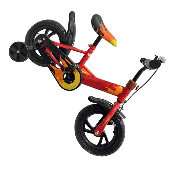 Bicicleta Para Niños, Rueda De Espuma De 12 Pulgadas Que Previene El Vuelco, Cojín Transpirable, Bicicleta Para Niños Pequeños