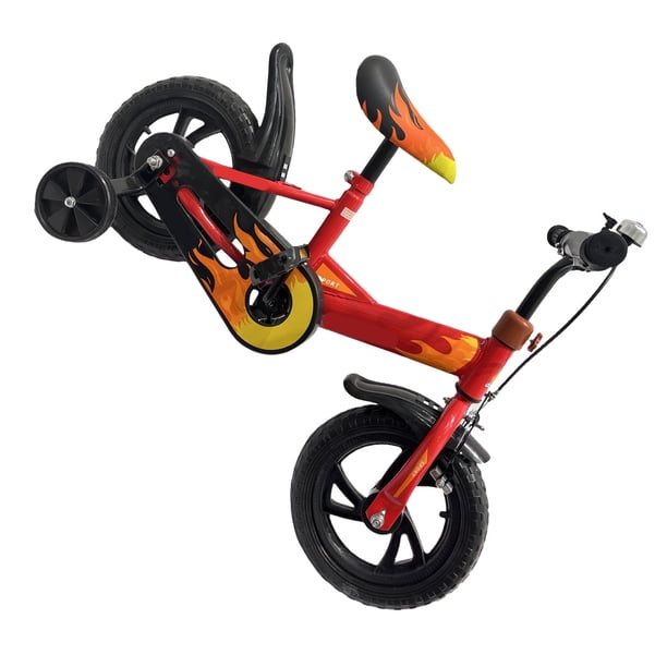 Bicicleta Para Niños, Rueda De Espuma De 12 Pulgadas Que Previene El Vuelco, Cojín Transpirable, Bicicleta Para Niños Pequeños