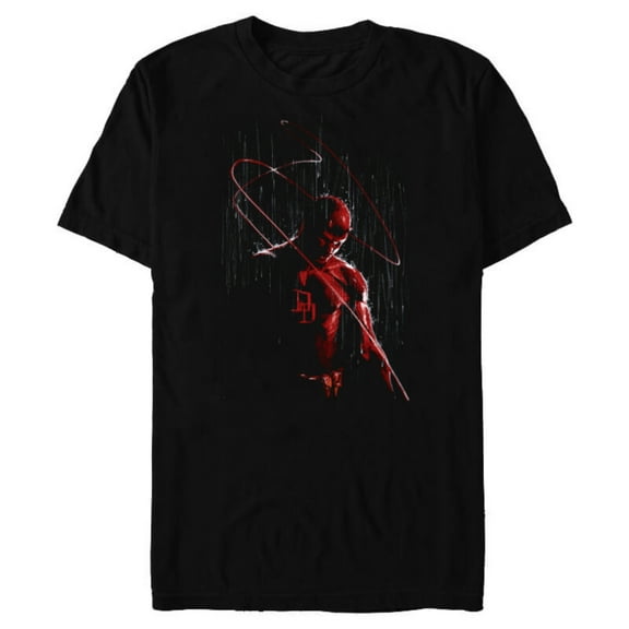 Marvel Daredevil in the Rain Annual #1 Comic Variant Cover - Short Sleeve Blended T-Shirt for Adults - Customized-Black